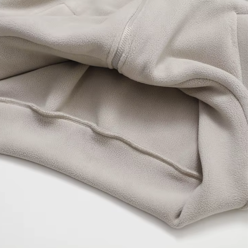 Back view of white jacket – perfect for winter and autumn