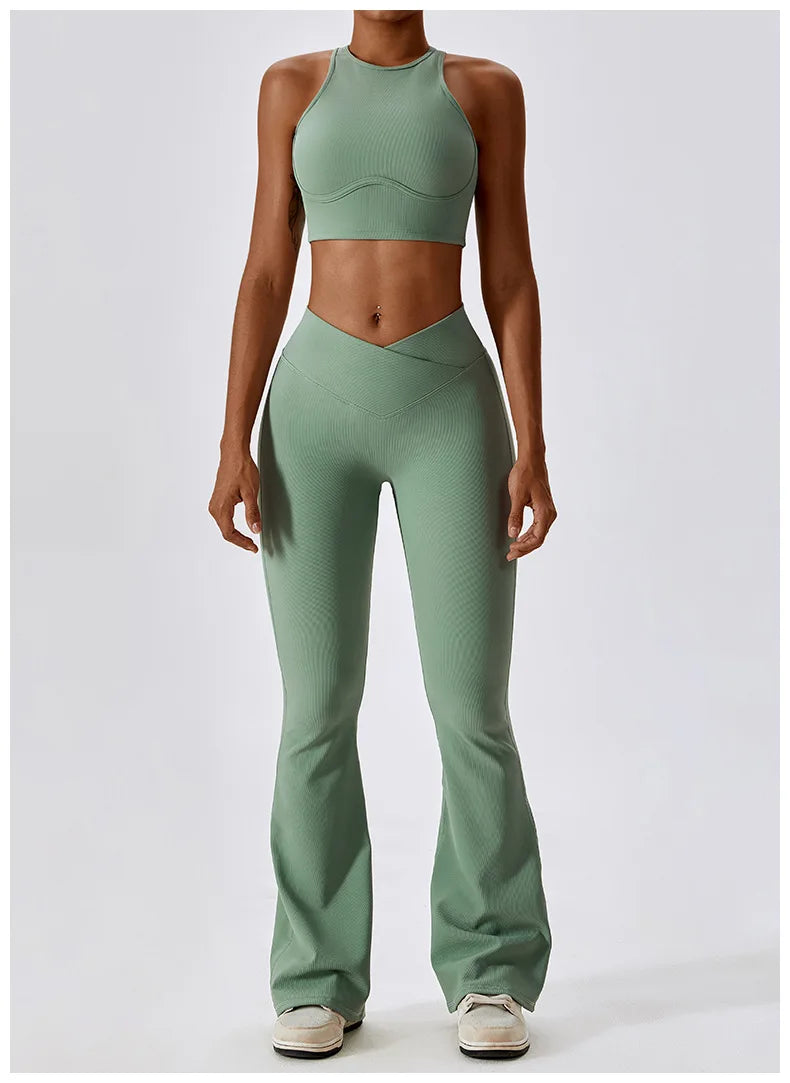 High Waist Flare Yoga Pants