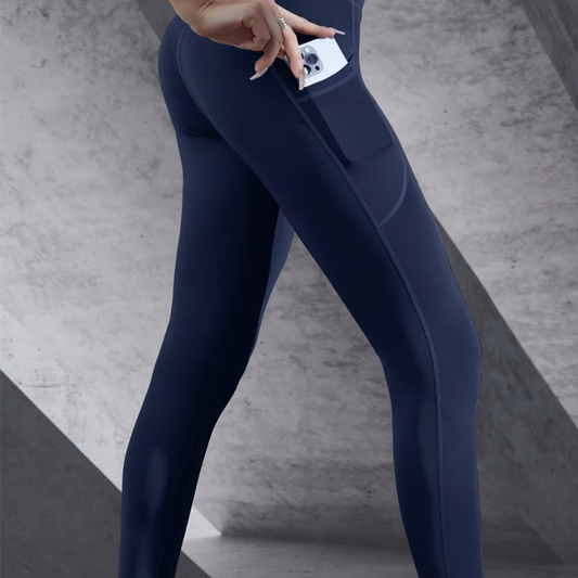 High Waist Leggings - Dual Pockets