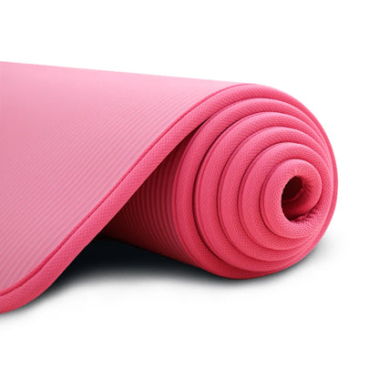 Extra-thick yoga mat for beginners and advanced Pilates workouts