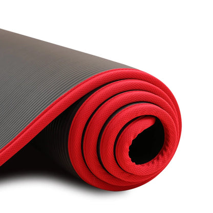 Extra-thick yoga mat for beginners and advanced Pilates workouts