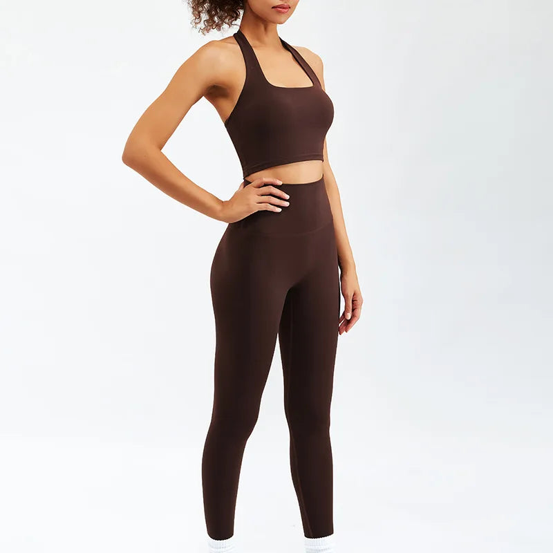 2 Piece Sports Bra and Leggings set