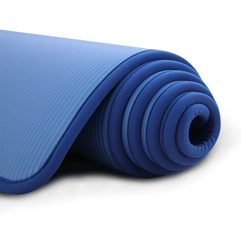 Extra-thick yoga mat for beginners and advanced Pilates workouts