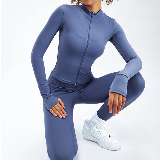 Complete tracksuit set displayed on a flat lay.