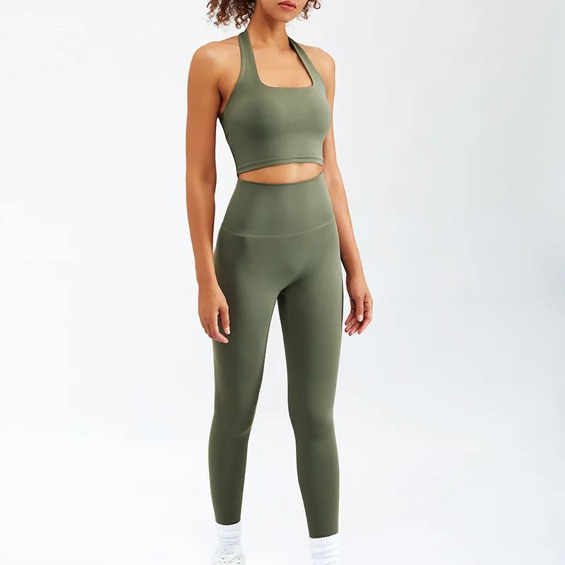 2 Piece Sports Bra and Leggings set