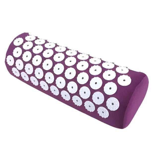 Acupressure pillow for home acupuncture and relaxation.