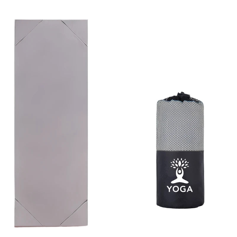 Premium non-slip yoga towel made of soft microfiber fabric for hot yoga