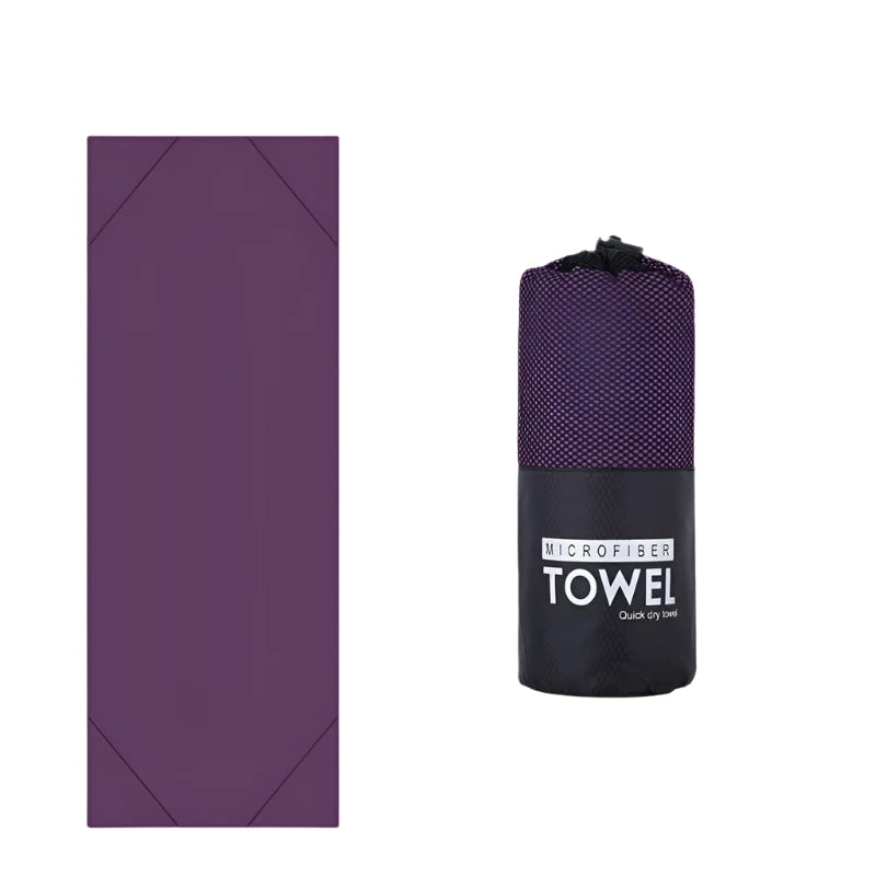 Premium non-slip yoga towel made of soft microfiber fabric for hot yoga