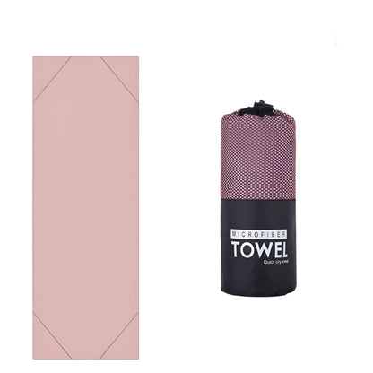 Premium non-slip yoga towel made of soft microfiber fabric for hot yoga