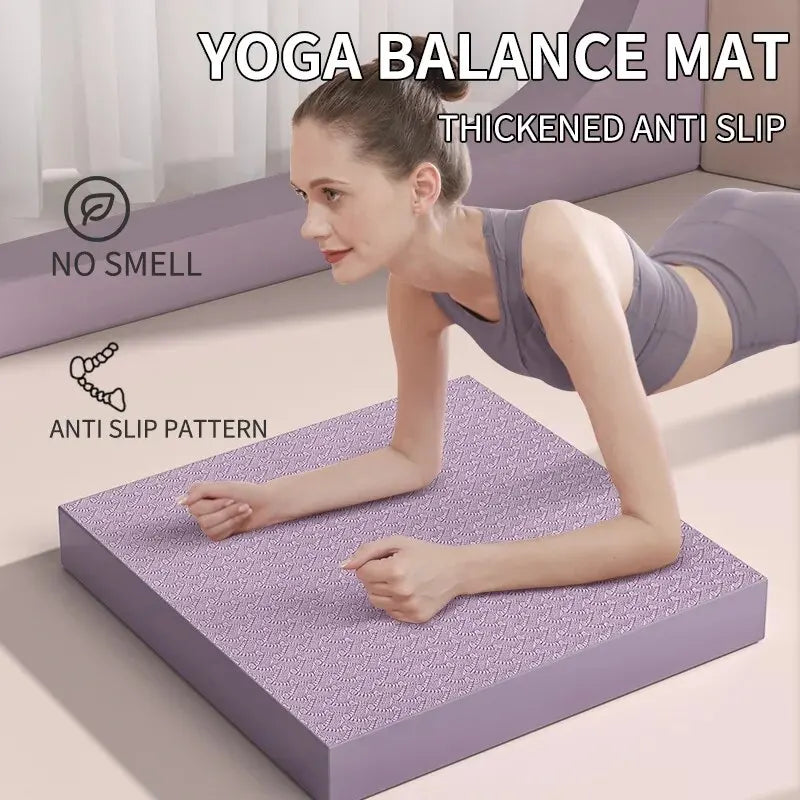 Non-Slip Foam Balance Pad with Joint-Friendly Cushioning for Yoga Knee Support"