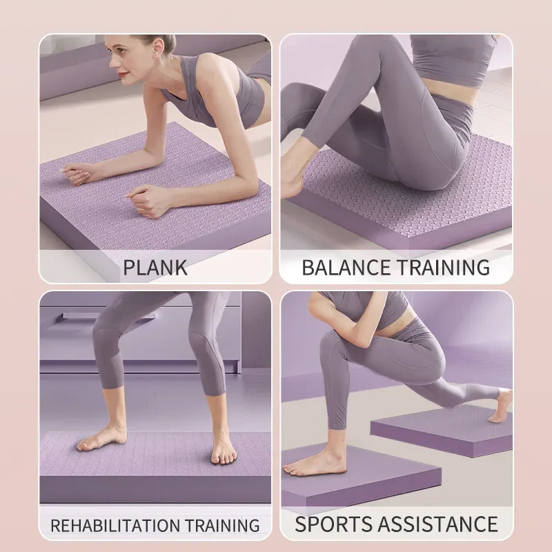 Non-Slip Foam Balance Pad with Joint-Friendly Cushioning for Yoga Knee Support"