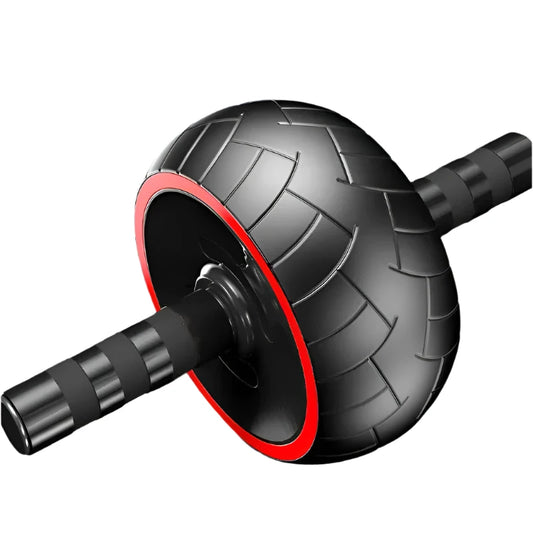 Abs roller wheel with ergonomic handles for core strengthening and stability training.