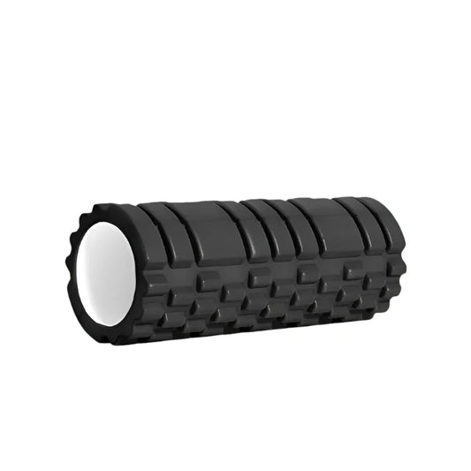 Foam roller for back rolling and lumbar pain relief during workouts